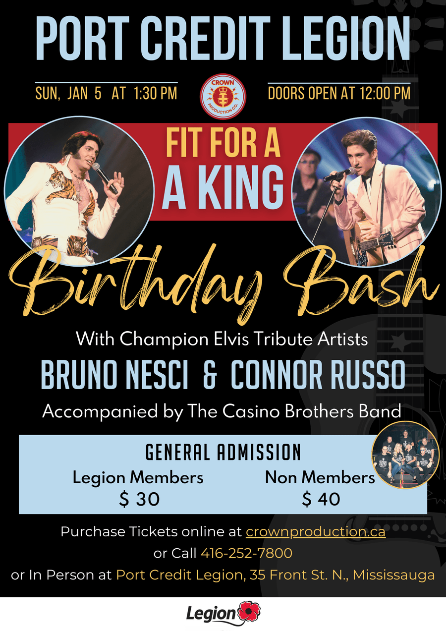 Elvis Fit For A King Birthday Bash 2025