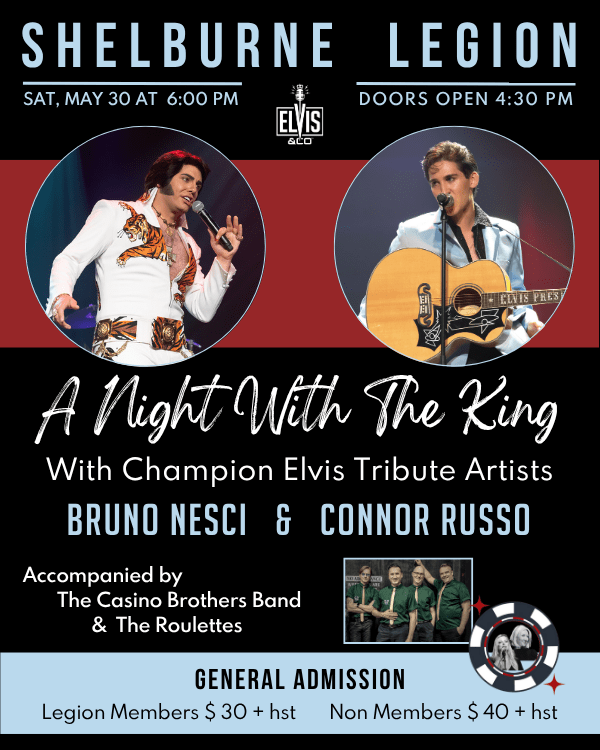 A Night With The King Shelburne Legion