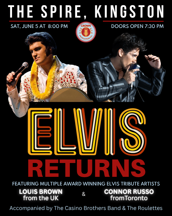 Elvis Returns to The Spire in Kingston